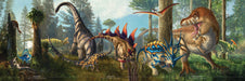 Age of The Dinosaurs Double-Sided 1000 Piece Panoramic Puzzle