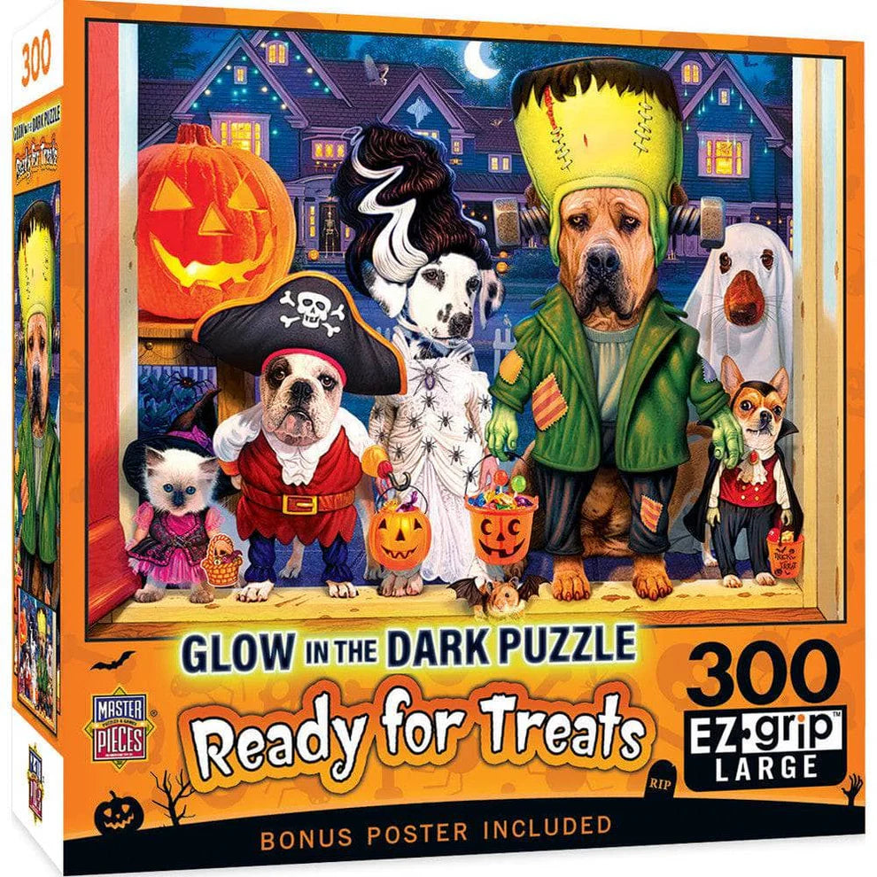 Ready For Treats 300 Piece EZ Grip Glow In The Dark Puzzle