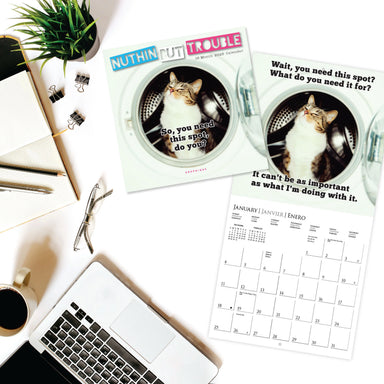 Nuthin But Trouble 2026 Mini Wall Calendar