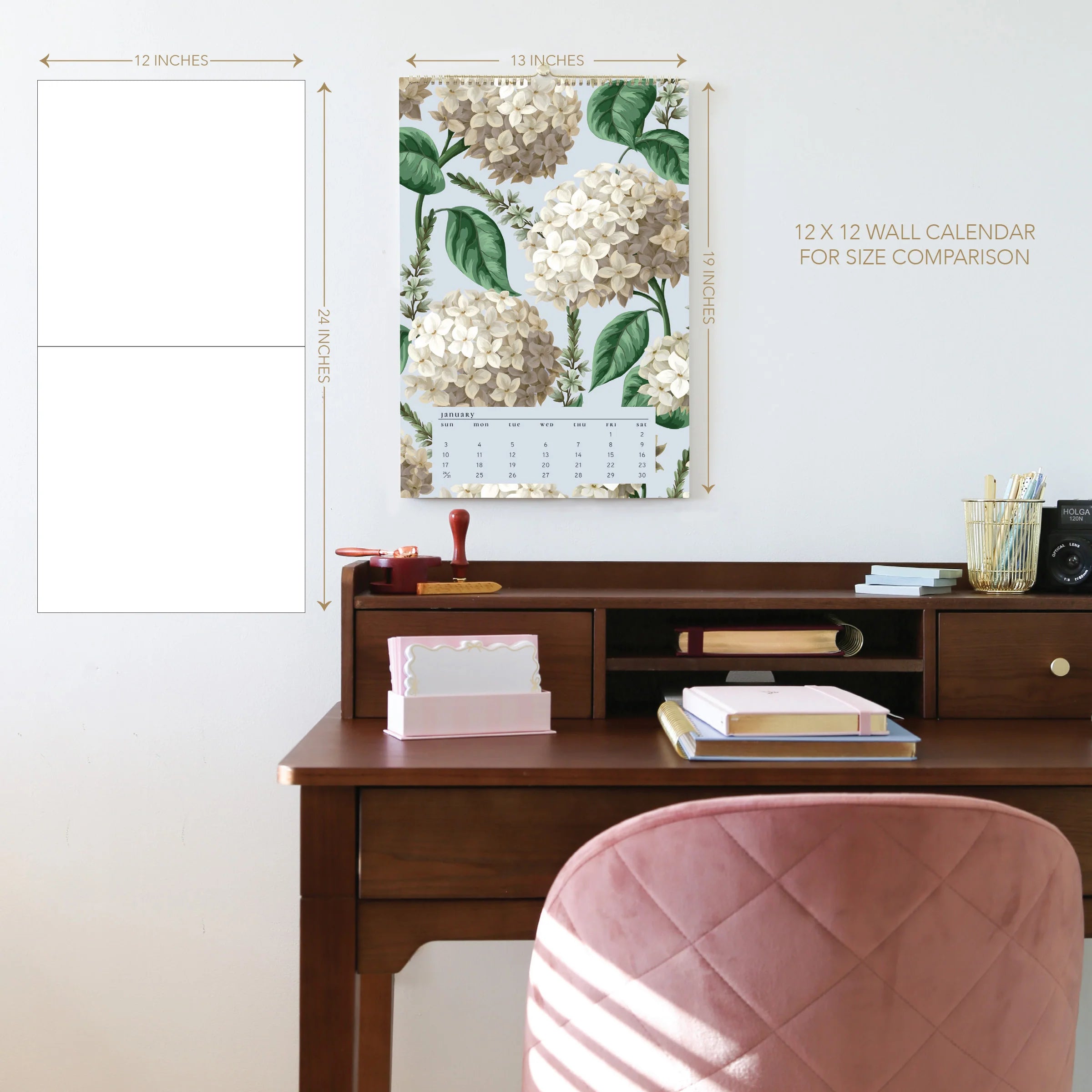 GRPH Deluxe Botanique 2027 Wall Calendar