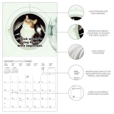 Nuthin' But Trouble 2027 Wall Calendar