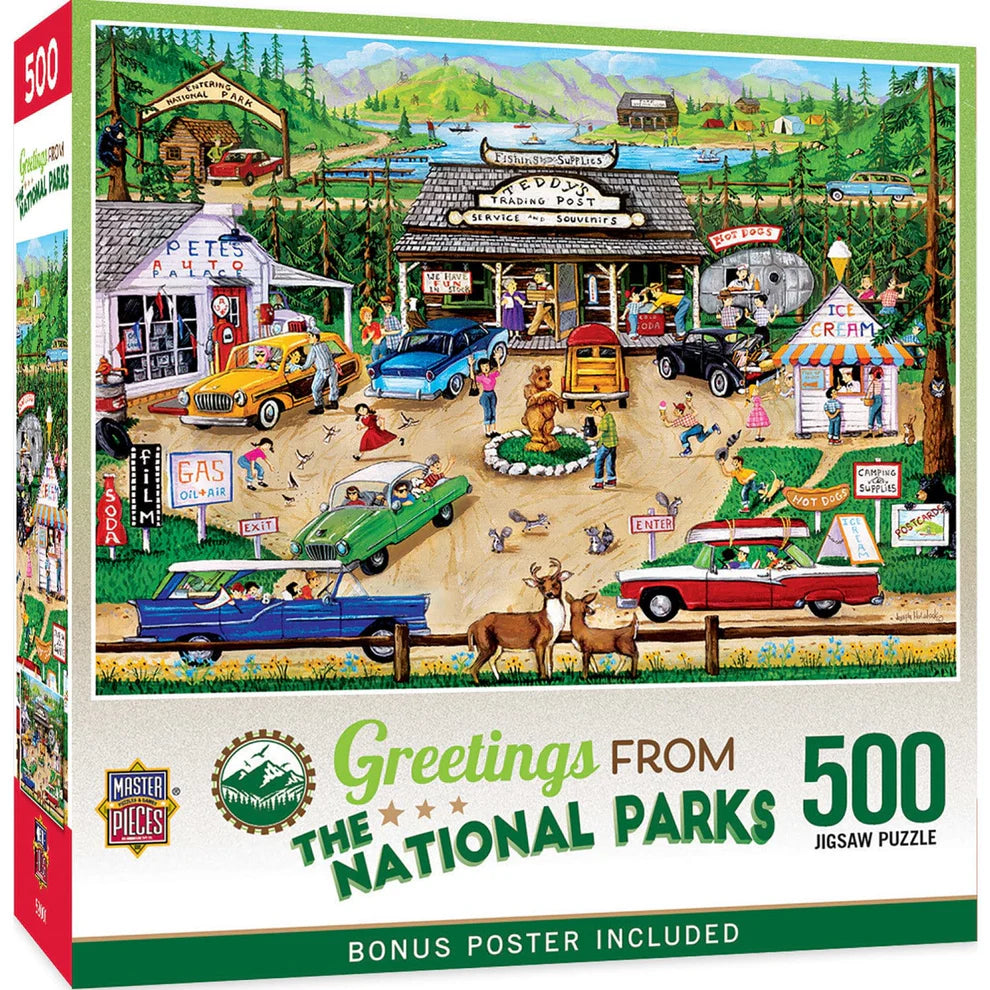 Greetings From The National Parks 500 Piece Puzzle