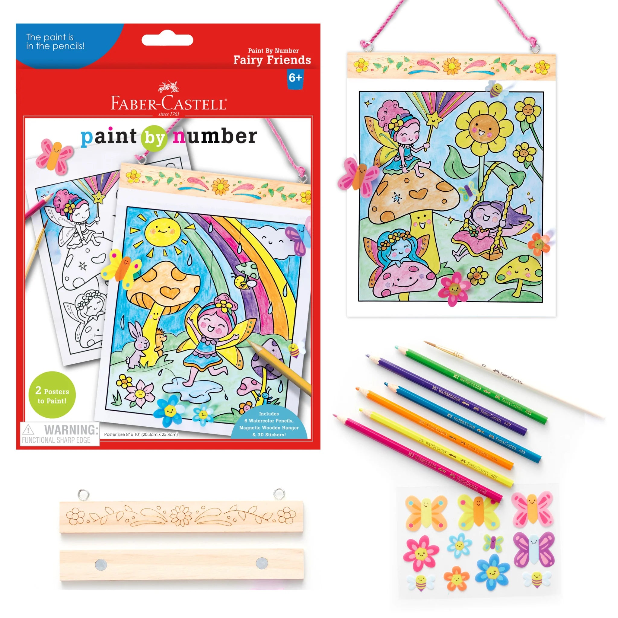 Paint By Number Fairy Friends Wall Art