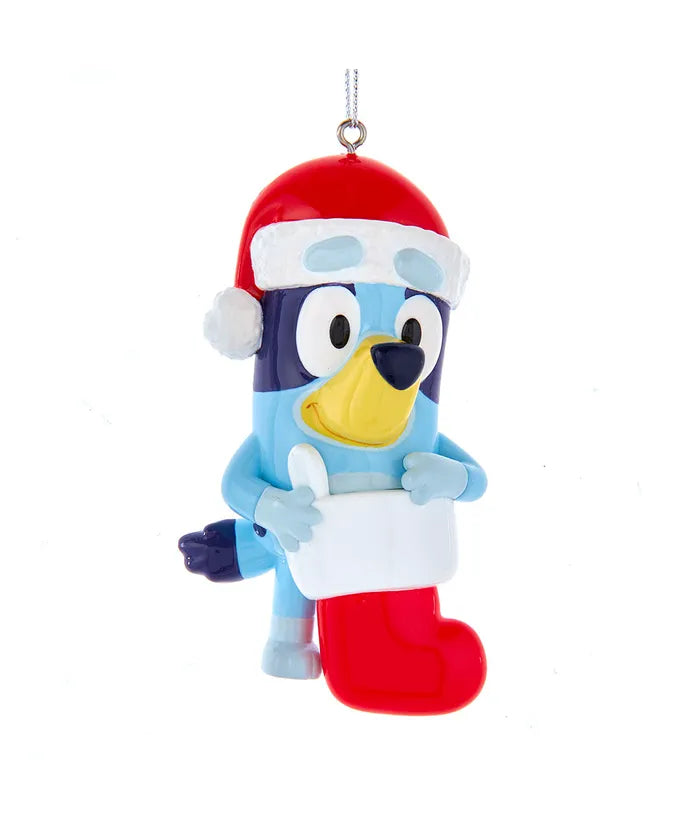 Bluey with Stocking Ornament