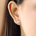 Boma Sterling Silver Earrings - Dinosaurs Matte Finish    