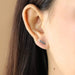 Boma Sterling Silver Post Earrings - Matte Feather    