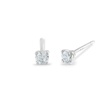 Boma Sterling Silver Small Cubic Zicron Posts    