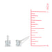 Boma Sterling Silver Small Cubic Zicron Posts    