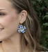 Holly Yashi Bountiful Bloom Earrings - Bonnie Blue