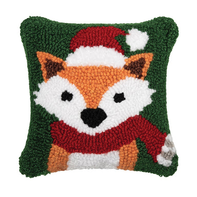 Santa Fox 8x8 Pillow    