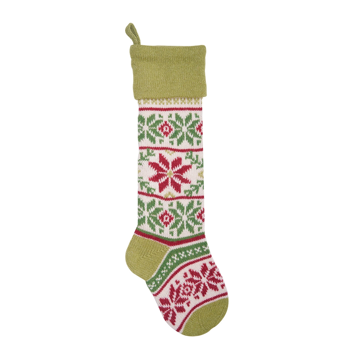 Reindeer Knit Stocking    
