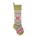 Reindeer Knit Stocking    