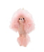 Furry Pink Poodle Ornament