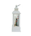 Snowman LED White Water Lantern