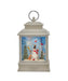 Snowman LED White Water Lantern