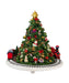Musical Christmas Tree with Revolving Train