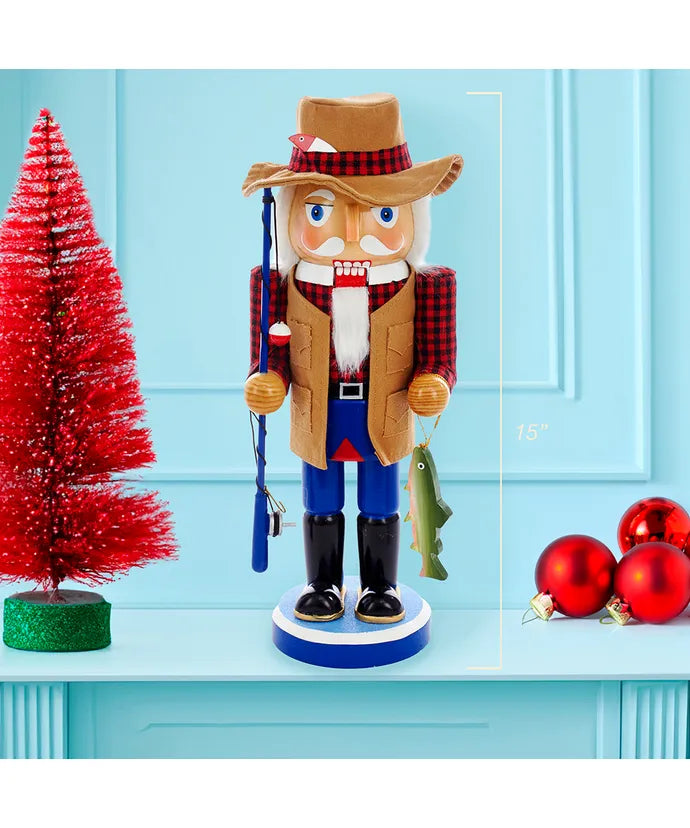 Kurt Adler Nutcracker Fisherman