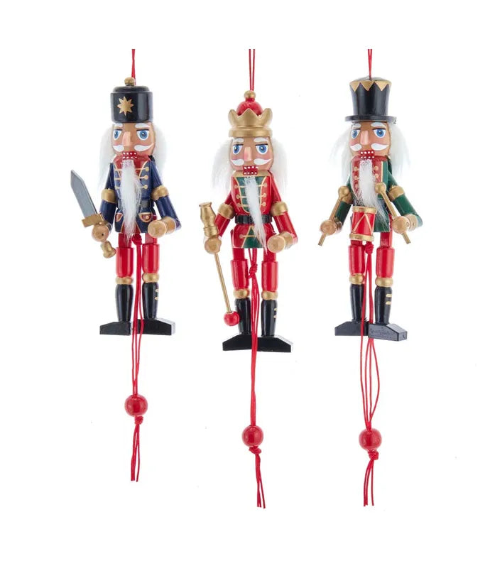 Pull Puppet Nutcracker Ornament (Single) - Random Style