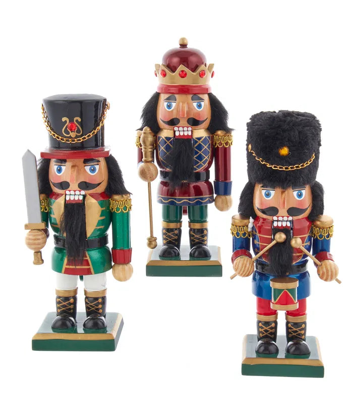 Nutcracker 9" Red, Blue, or Green (Single) - Random Color