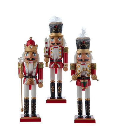 Nutcracker 12" King, Soldier, or Drummer (Single) - Random Style