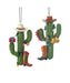 Western Cactus With Boot and Hat Ornament (Single) - Random Style