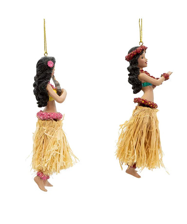 Hula Girl Ornament (Single) - Random Style