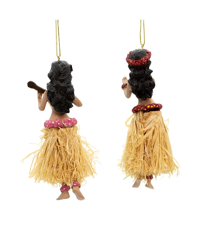 Hula Girl Ornament (Single) - Random Style