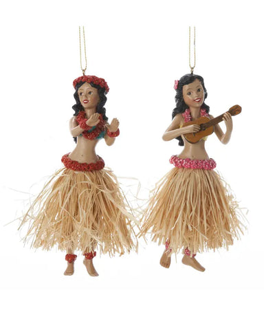 Hula Girl Ornament (Single) - Random Style