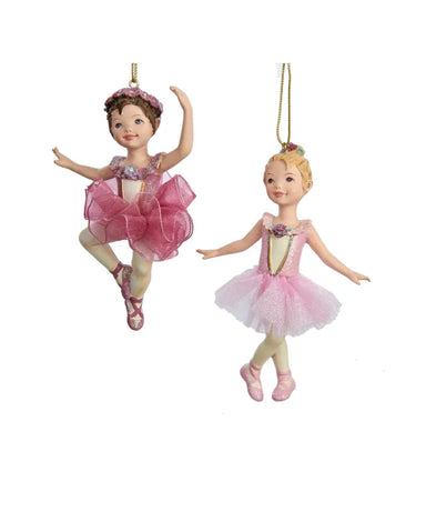 Pink Ballet Girl Ornament (Single) - Random Color