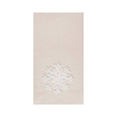 French Knot Snowflake Kitchen Towel    