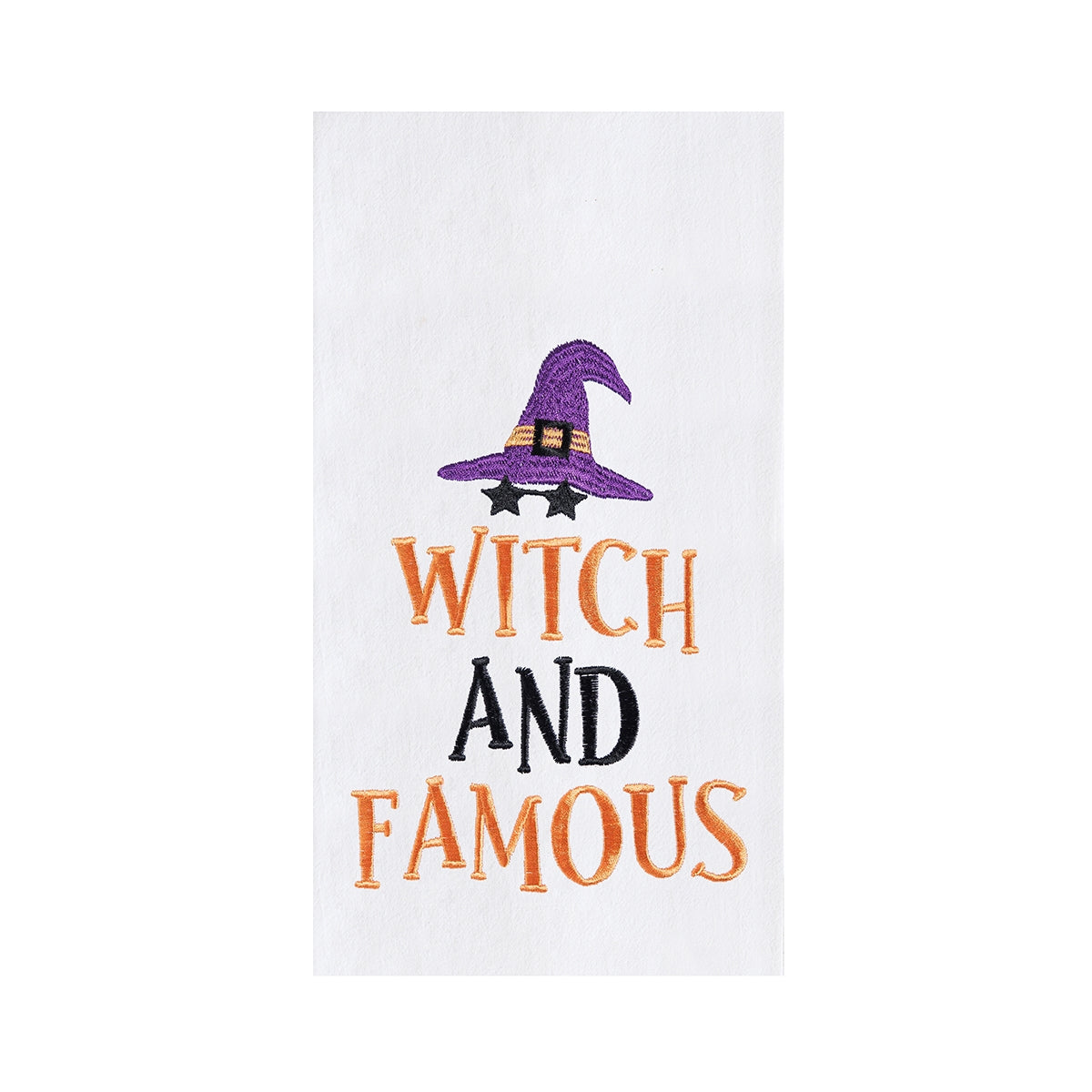 Witch And Famous Embroidered Kitchen Towel    