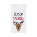 'Tis The Season To Sparkle Flour Sack Kitchen Towel    