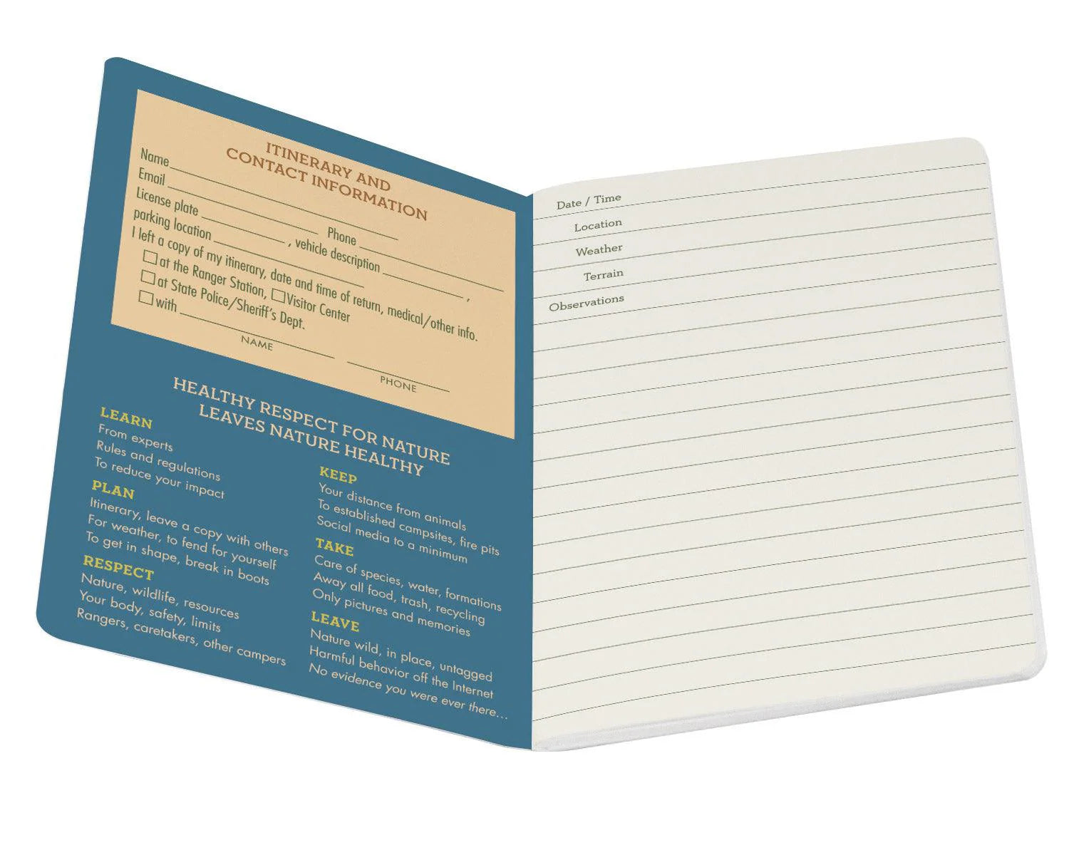 Camping Pocket Notebook