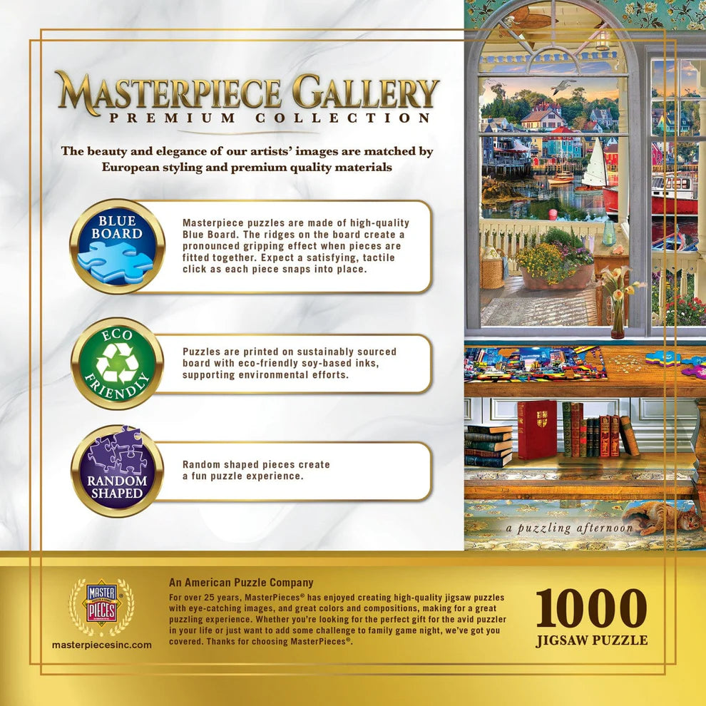 A Puzzling Afternoon Masterpiece Gallery 1000 Piece Puzzle