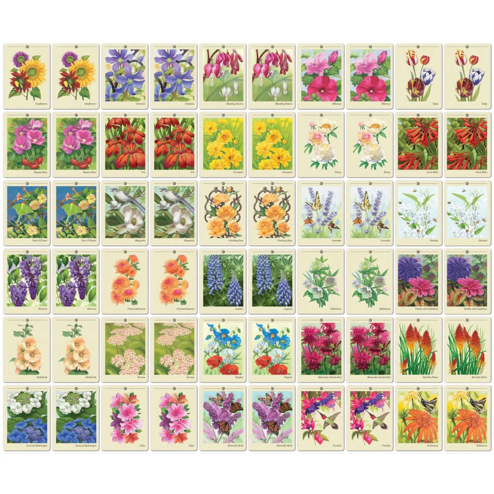 MSTR Farmer's Almanac: Backyard Garden Flowers Memory Game