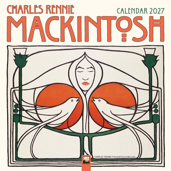 Charles Rennie Mackintosh 2027 Wall Calendar