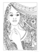DVR Creative Haven® Coloring Book: Belles and Blossoms