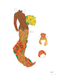 Flower Fashion Fantasies Paper Dolls