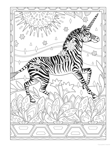 DVR Creative Haven® Coloring Book: Unicorn Wonders