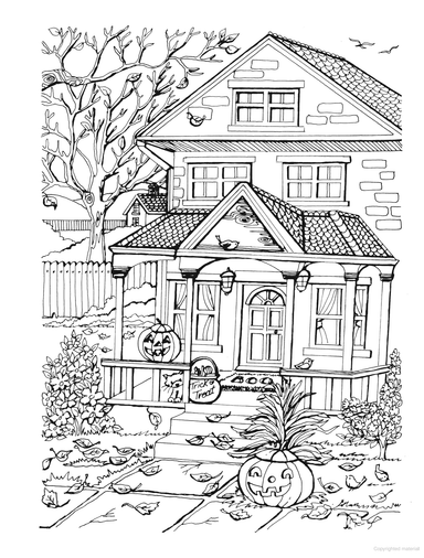 Creative Haven® Coloring Book: Autumn Scenes