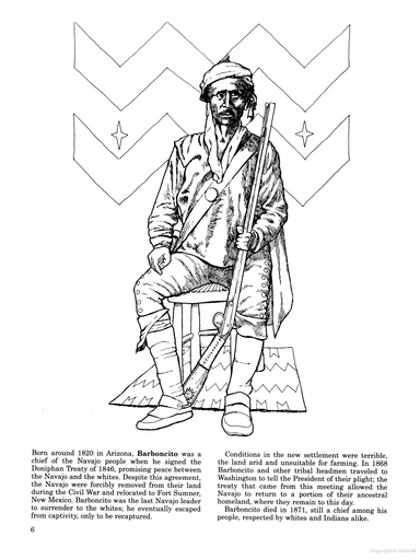 DVR Great Native Americans Coloring Book