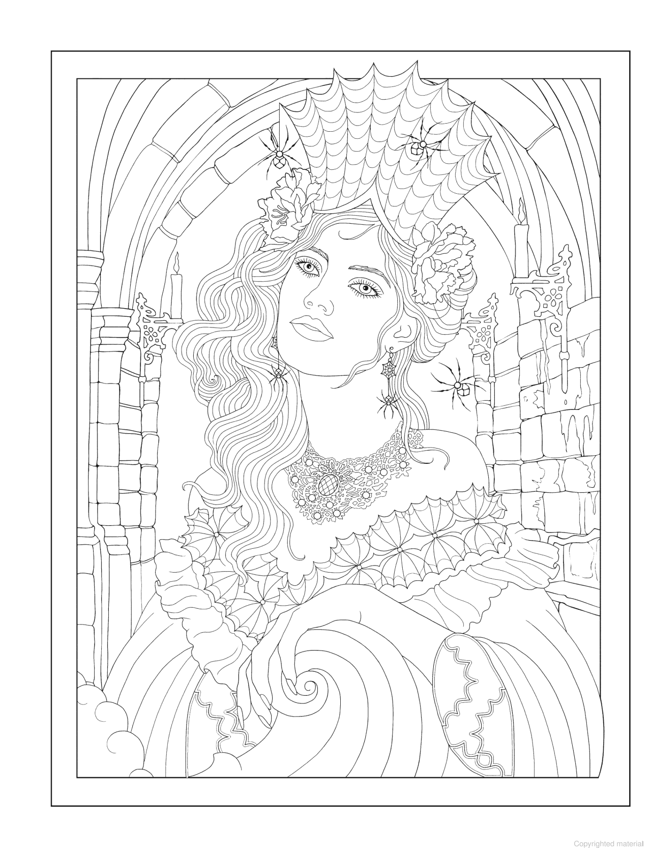 DVR Creative Haven® Coloring Book: Gothic Fantasy