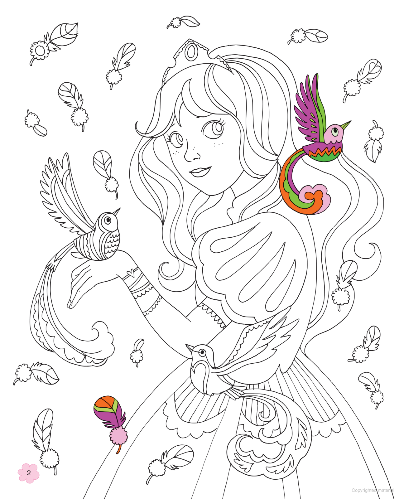 My Magical World! Princesses Coloring Book