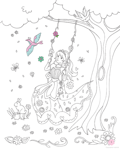 My Magical World! Princesses Coloring Book