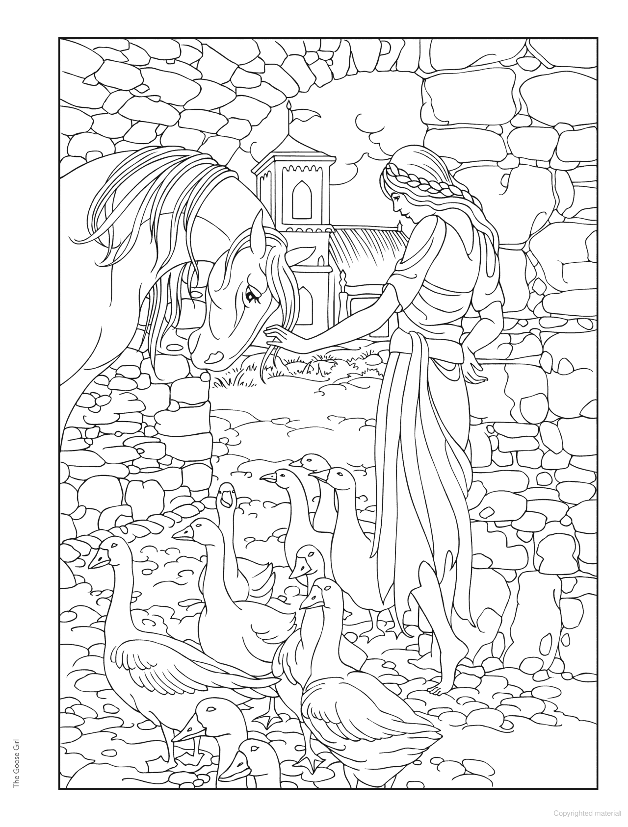 Creative Haven® Coloring Book: Enchanting Fairytale Scenes