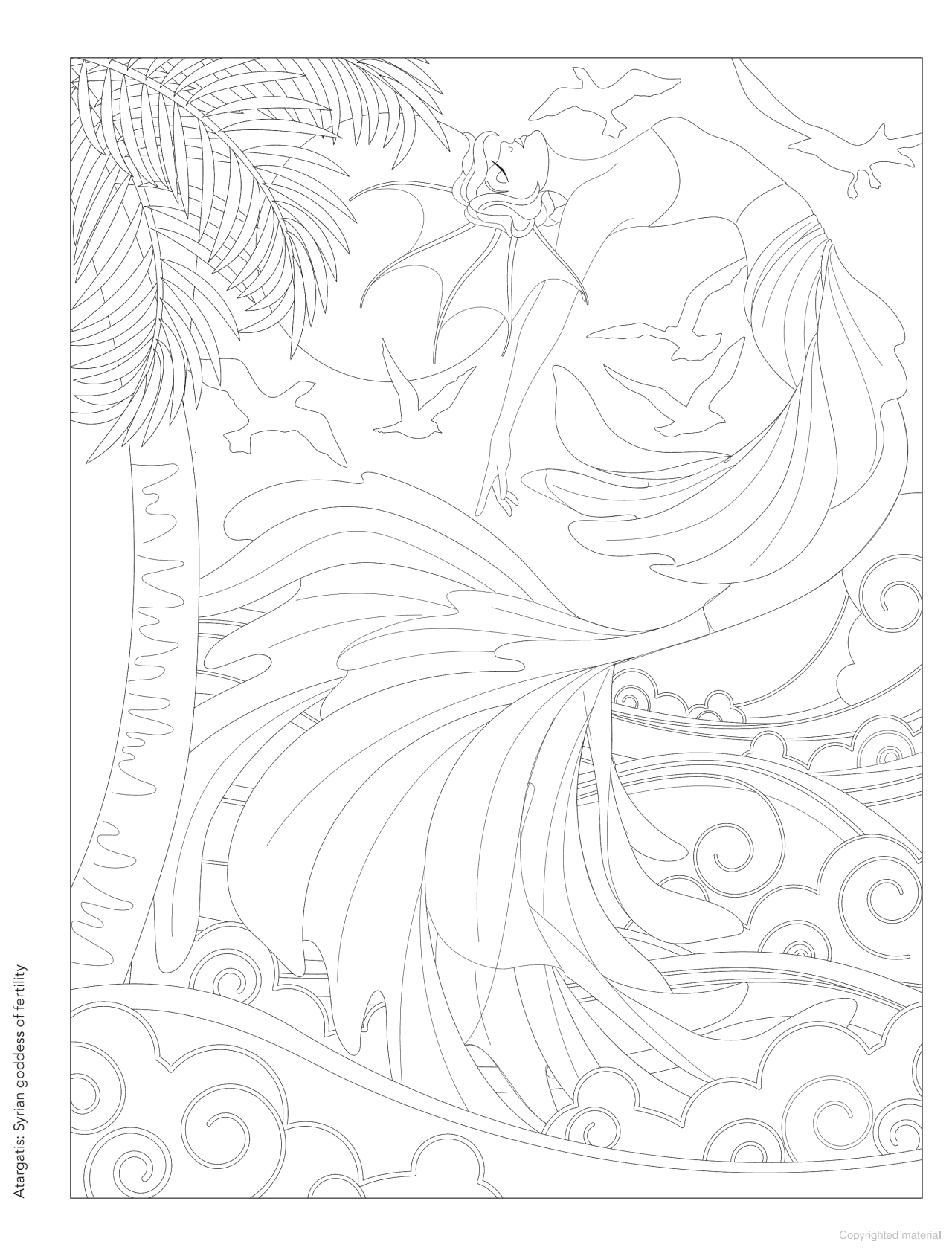 DVR Creative Haven® Coloring Book: Mythical Fashions