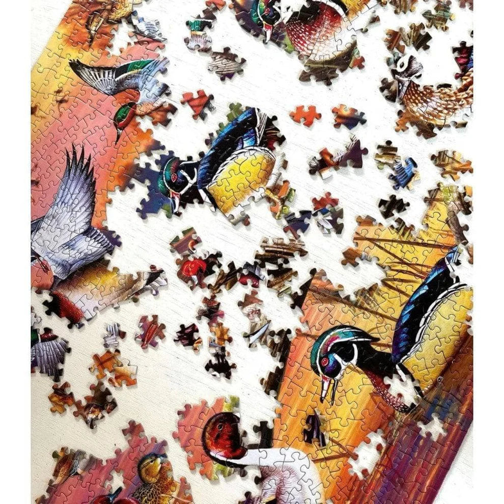 Autumn Feathers 1000 Piece Audubon Puzzle