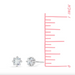 Boma Square Facets Studs - Cubic Zirconia