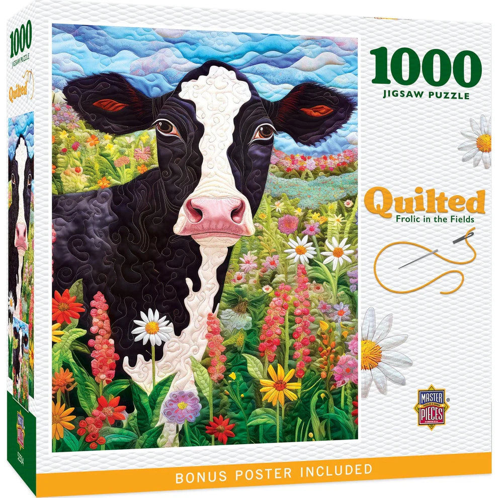Quilted Frolic In The Field 1000 Piece Puzzle
