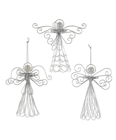 Wire Angel with Pearl Head Ornament (Single) - Random Style